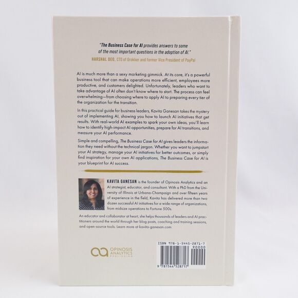 The Business Case for AI: A Leader's Guide to AI Strategies - Ganesan, PHD - Picture 2 of 12